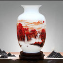 Axyaa Jingdezhen Chinese Ceramic Vase Home Decoration Palace Ornament