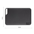 Axyaa Double-Sided Antibacterial Cutting Board, Anti-Slip Plastic, Fruit Sticky Board