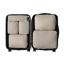 Axyaa Compression Packing Cubes Set of 6 - Waterproof Travel Clothes Organizers