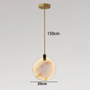 Axyaa Copper Marble Chandelier: Modern Luxury for Living Room, Bedroom, Restaurant, Villas & Homestay
