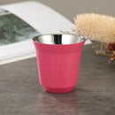 Axyaa 80ml Stainless Steel Double Wall Coffee Cup Set - Portable High Quality Insulated Drinkware