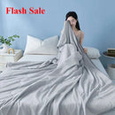 Axyaa Cool Silk Summer Quilt | Single Double Air Conditioner Thin Quilt