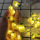 Axyaa Tropical Fruit String Lights for Summer Outdoor Party Decor