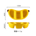 Axyaa Cartoon Ceramic Fruit Bowl Kids Cutlery Set Kitchen Utensils Unique Dinner Plate