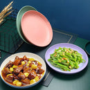 Axyaa Nordic Color Large Round Plate Set - 23CM, Shatter Resistant, Microwave Safe