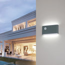 Axyaa 12W LED Sensor Wall Light, IP65 Waterproof Indoor Outdoor Up Down Lamp for Garden Porch Balcony