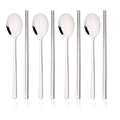 Axyaa 8-Piece Stainless Steel Flatware Set with Mirror Finish