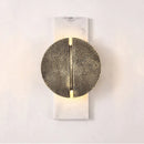 Axyaa Black Grey Marble Wall Light Luxury Decor Sconce for Living Room