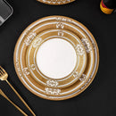 Axyaa Nordic Luxe Court Style Western Food Steak Plate with Dried Fruit