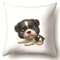 Axyaa Dog Puppy Print Pillow Cover Cushion - 45X45CM Home Decor