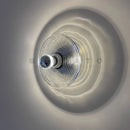 Axyaa Water Ripple Glass Wall Lamp: Bauhaus Style Indoor Lighting Fixture