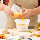 Axyaa Silicone Measuring Jug 500ml Mixing Cup Kitchen Baking Tool