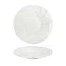 Axyaa Ceramic Pleated Western Dessert Salad Plate Set