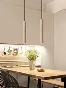 Axyaa Travertine Cylinder Pendant Lamp for Bedroom Dining Kitchen.