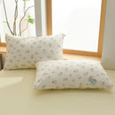 Axyaa Floral Summer Blanket & Pillowcase Set - Soft Knitted Duvet, Breathable & Skin-Friendly