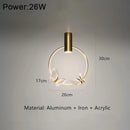 Axyaa Nordic Butterfly LED Chandelier - Gold Luxury Lighting for Bedroom, Dining Room & Parlor