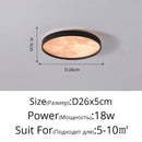 Axyaa Moon LED Ceiling Lamp: Modern Bedroom Light, Indoor Lighting Fixture
