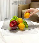 Axyaa Fruit Tray Coffee Table Dried Fruit Snack Candy Storage Box Plates High-End