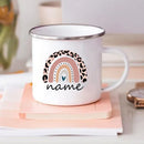 Axyaa Rainbow Enamel Mug for Kids - Personalized Drinkware Gift