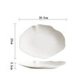 Axyaa Ceramic Salad Dessert Plate Set