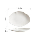 Axyaa Ceramic Salad Dessert Plate Set