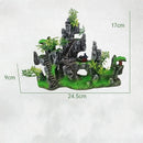 Axyaa Aquarium Rockery Moss Landscaping Decoration
