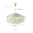Axyaa Shell Chandelier: Vintage American Wind Chime for Restaurant & Bedroom