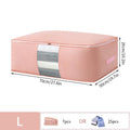 Axyaa Foldable Storage Bag for Blankets, Quilts & Clothing Organizing