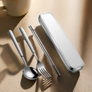 Axyaa Stainless Steel Cutlery Set with Tableware Box