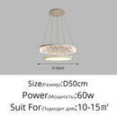 Axyaa Modern LED Living Room Pendant Light - Elegant Dining Room Fixture