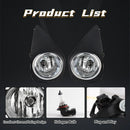 Axyaa Car Fog Lamps Halogen LED DRL Headlights for Toyota Yaris 2014-2017 US Model