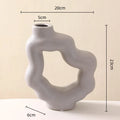 Axyaa Geometric Flower Vase & Twisted Terrarium for Home Decoration
