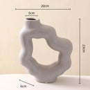 Axyaa Geometric Flower Vase & Twisted Terrarium for Home Decoration