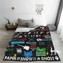 Axyaa Friends TV Show Flannel Blanket Winter Lightweight Throw Bedspread