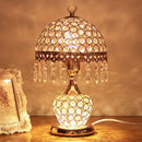 Axyaa Crystal Desk Lamp: Modern Minimalist Crystal Table Lamp for Bedroom or Living Room