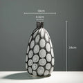 Axyaa Polka Dot Glass Vase Terrarium Hydroponics Flowerpot Home Decor