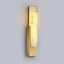 Axyaa Gold Marble LED Wall Sconce for Elegant Home Décor.