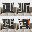 Axyaa Modern Geometric Pattern Pillow Cover for Sofa Bedroom Car