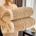 Axyaa Velvet Bed Blanket Luxury Comforter, Thick & Warm, Machine Washable