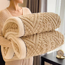 Axyaa Velvet Bed Blanket Luxury Comforter, Thick & Warm, Machine Washable