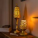 Axyaa Retro Hollow Carved Table Lamp for Romantic Home Decor