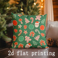 Christmas Pattern Pillow Covers by Axyaa - Perfect for Sofa, Bedroom, Car