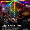 Axyaa RGBIC USB Fairy Lights Bluetooth APP Controlled for Festive Decor