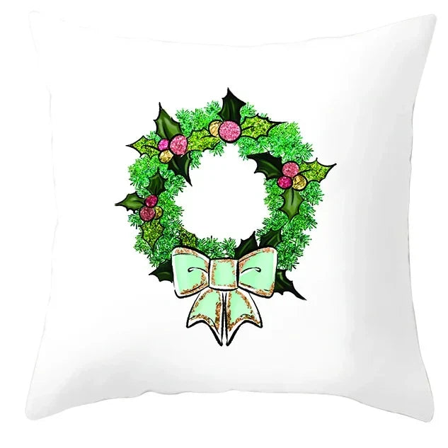 Axyaa Christmas Decorative Pillow Cover 45X45CM