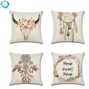 Axyaa Decorative Pillowcase for Home Sofa Bedroom Decor 45x45cm