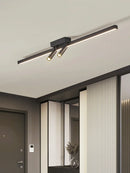 Axyaa LED Line Ceiling Lamp for Modern Spaces