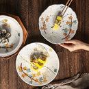 Axyaa Ceramic Vegetable Plate, Household Soup Rice Pasta Tableware, Commercial Salad Plate