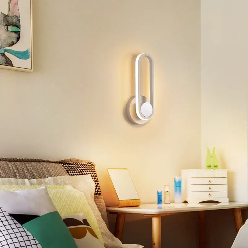 Axya LED Wall Light: Modern Rotatable Lighting Fixture for Indoor Spaces