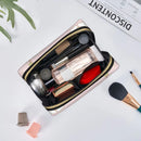 Axyaa Little Twin Stars Makeup Bag - Large Capacity Toiletry Storage Case