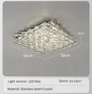 Axyaa Nordic Crystal LED Ceiling Chandelier - Luxury Gold Chrome Lighting for Home Décor